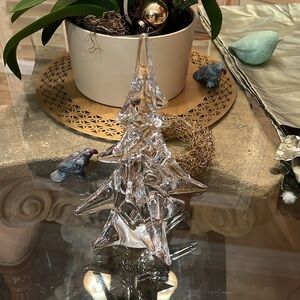 Vintage Sigma Crystal Christmas Tree 10”